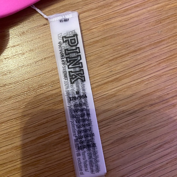 Pink triangle top and bottomes - Picture 3 of 3